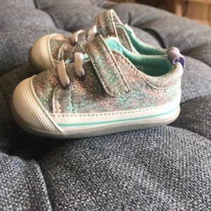 See Kai Run. NEVER WORN. Size 4 toddler shoes